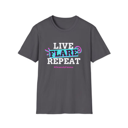 Live Flare Repeat – #ChronicallyFabulous Tee