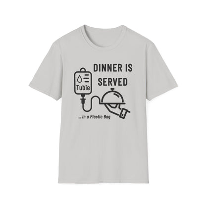 Dinner in a Plastic Bag – Funny Feeding Tube Tee