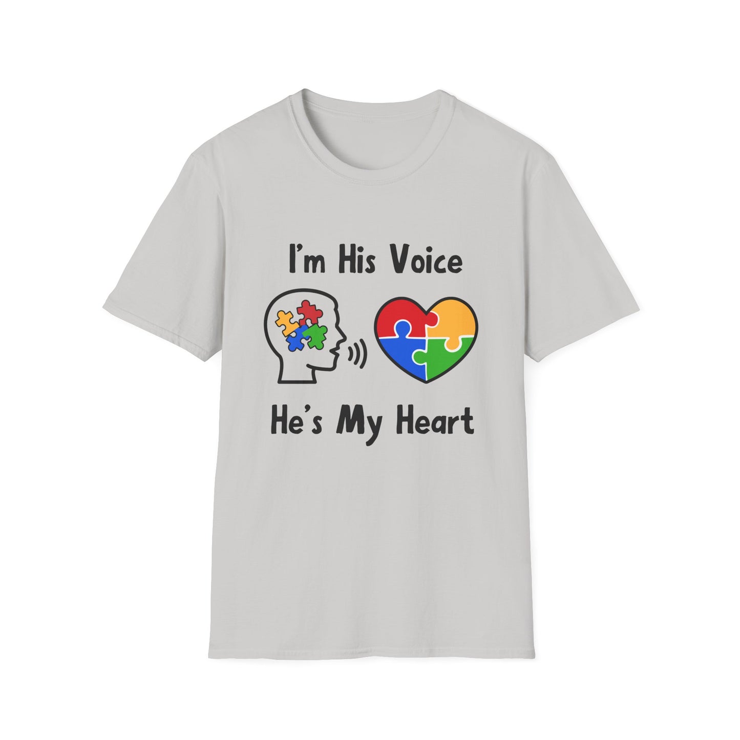 I’m His Voice He’s My Heart – Autism Parent Shirt