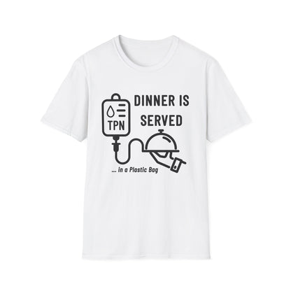 Dinner in a Plastic Bag – Funny TPN Tee