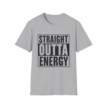 Straight Outta Energy – Chronic Fatigue Tee