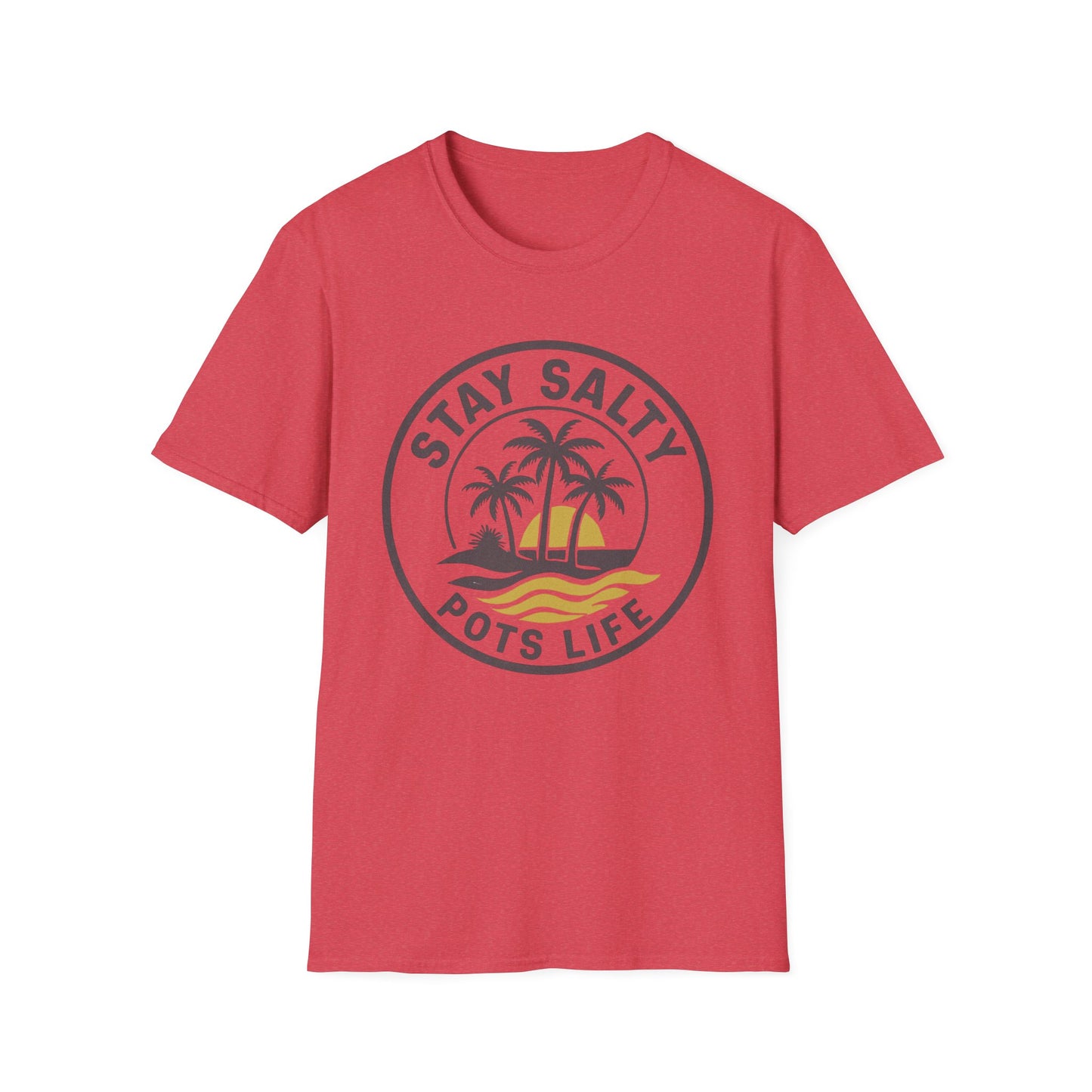 Stay Salty – POTS Life is a Beach (Brown/Yellow)