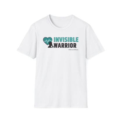 Chronic Illness Invisible Warrior Teal Design Shirt