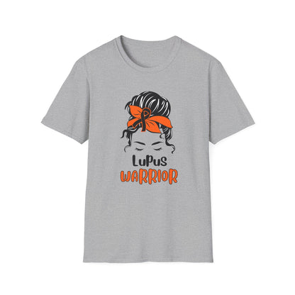 Lupus Warrior – Messy Bun Awareness Ribbon Tee